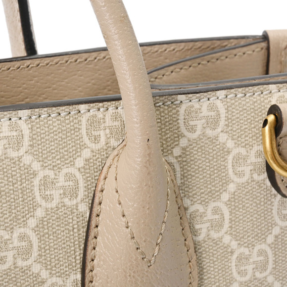Gucci Interlocking GG Tote Bag Beige - Picture 7 of 9